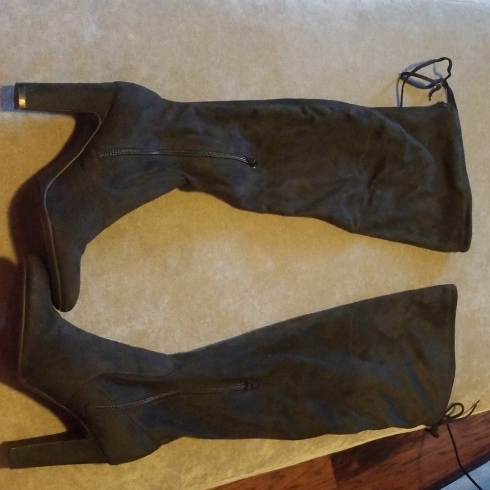 Black Over the Knee Boots